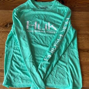 Huk Performance Fishing Tee - Mint Green with Black Logo